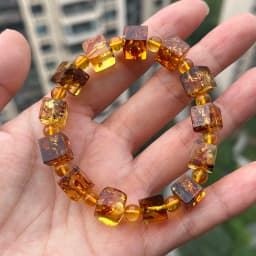 Original Amber Bracelets for Unisex New Genuine Irregular Beads Natural Black Medical Green Healing Jewelry Factory Unique Gift