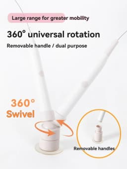 Cat electric toy self-hilarity relieves boredom, automatic cat teasing, adsorpable, can hold a strong suction cup, long rod, cat