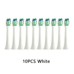 10PCS Replacement Brush Heads For Philips HX6930 HX6064 Sonic Electric Toothbrush Vacuum Soft DuPont Bristle Nozzles No Metal