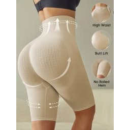 Women Seamless Butt Lifting Tummy Control Breathable Shapewear Postpartum Recovery Body Shaper Suspender Pants High Waist