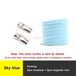New Magnetic Lock No Tie Shoe Laces Elastic ShoelacesFor Sneake Without Ties Shoelace on Magnets Kids Adult Boots Sneakers Laces