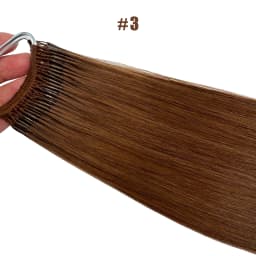 Straight Korea Popular Cotton String Twins Tip Hair Extensions Brazilian Remy Hair 0.5G/Pcs Keratin I-Tip Human Hair For Woman