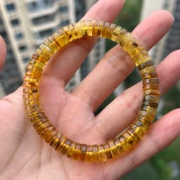 Original Amber Bracelets for Unisex New Genuine Irregular Beads Natural Black Medical Green Healing Jewelry Factory Unique Gift