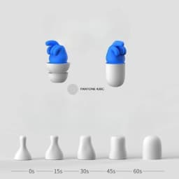 Creative Fist-Shaped Memory Foam Ear Plugs, High Noise Reduction Low Pressure Comfort Earplugs for Sleep Snore Blocking