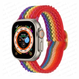 Scrunchie Strap for Apple watch band 40mm 44mm 41mm 45mm 38mm 49mm 45 mm Elastic Nylon bracelet iWatch series 8 se 7 6 5 3 Ultra