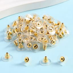 160Pcs 11X6Mm Silicone Earring Backs With Pad Replacement Earring Stoppers For Jewelry Making Diy Earring Findings Supplies