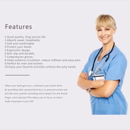 Compression Arthritis Gloves Cotton Joint Pain Relief Wrist Support Hand Brace Women Men Therapy Wristband Compression Gloves
