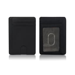Carbon Fiber Slim Wallets RFID Blocking Credit Card Holder Pu Leather Small Slim Minimalist Ultra Bag Male Smart Wallets for Men