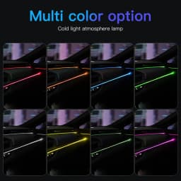 1/2/3/4/5M Car Interior Led Decorative Lamp EL Wiring Neon Strip For Auto DIY Flexible Ambient Light USB Cigar Atmosphere Diode