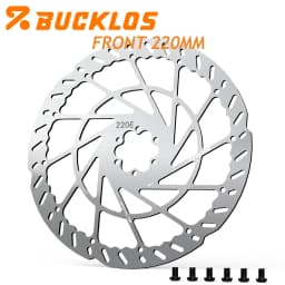 BUCKLOS 2.3MM E-Bike Brake Disc 220MM Electric Bicycle Rotor 140/160/180/203MM Dirt Bike Disc Brake Rotor For Surron Segway Tala