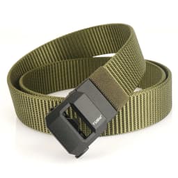 TUSHI Brand Classic High-End Elongated Thickened Men's Tactical Nylon Waist Belt Toothless Smooth Automatic Buckle Canvas Nylon