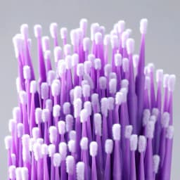 100pcs Eyelash Cleaning Brushes Micro Cotton Swab Individual Removing Makeup Brush Eyelashes Microbrush Beauty Clean Tools