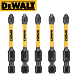 DEWALT Original PH2 57MM Bit Impact Type High Speed Steel Power Drive Tool Accessories Bit 5PCS