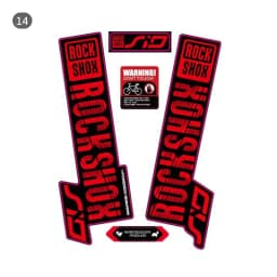 Front Fork Sticker for Rock Shox SID Road Bike MTB Race accessories decals Personalized Bicycle STICKER decoration