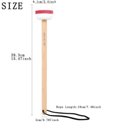 Available in Multiple Colors Percussion Instrument Drumsticks Mallets Jazz Drum Stick Double Headed Soundhammer for Drum Marimba