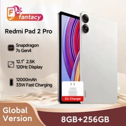 Xiaomi Redmi Pad 2 Pro Tablet Global Version Snapdragon 7s Gen 4 12.1" 2.5K Crystal Display 33W Fast Charge 12000mAh Battery