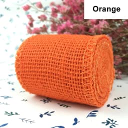 2Meter Colorful Jute Burlap Hessian Ribbon Rolls Colored Burlap Ribbon Natural DIY Crafts Hessian Ribbon Christmas Gift Wrapping