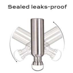 500/750/1000ml Stainless Steel Water Bottle Single Wall Large Capacity Big Mouth Vacuum Flasks with Lid Cycling Drinkware Sports