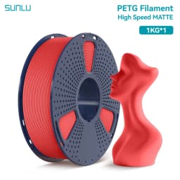 SUNLU High Speed PETG Filament 1.75mm +/- 0.02 MM 1kg Spool (2.2lbs) High Speed Printing Filament Fit Most FDM Printer