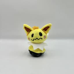 10pcs/lot Pokemon Plush Keychain Set Mimikyu Leafeon Jolteon Vaporeon Sylveon Umbreon Eevee Espeon Pendant Keyring Gift