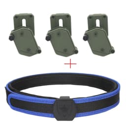 VULPO IPSC Belt & Left Right Speed Magazine Pouch Set Airsoft Competition Shooting Belt And Multi-Angle Rotation Mag Pouch