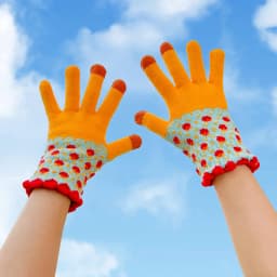 Winter Thicken Warm Gloves For Women Students Cute Sunflower Knitted Touch Screen Gloves Girls Outdoor Riding Skiing Gloves New