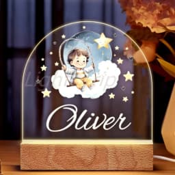 Personalized Night Light Customized Christmas Gift Gift for Birthday Girl Daughter Boy Him Baby Shower Dad Mom Her Boyfriend