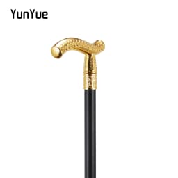 Luxury Gold Flower Wheatear Pattern Fashion Walking Stick Lady Party Decorative Cane Gentlemen Elegant Walking Stick Cosplay 93