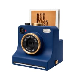3D Printed Latte Art Camera One‑Touch Coffee Printer with 8 Stencil Cards Miniature Instant Camera Coffee Stencils Latte Art