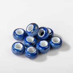 15#10pcs Special Round Retro Big Hole Ceramic Porcelain Bead Pendant Jewelry Making Beads Handmade Materials Bracelet Z036
