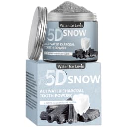 Bamboo Charcoal Teeth Whitening Powder - Natural Whitening for Men and Women, Deep Cleansing, Fresh Breath, Daily Toothpaste