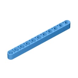 Gobricks 32525 10Pcs Liftarm Bricks Thick 1x11 Technic Parts Assembles Particles Model MOC Toys Sets DIY Car Lifting Function