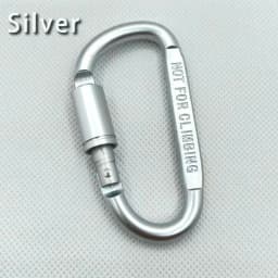 Carabiner For Key Camping Survival EDC Outdoor Keychain Clip Alloy Aluminum Tactical Caribiner Climbing Karabiners