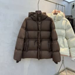 Neploe Hoody Drawstring Slim Waist Simple Parkas Small Fellow New Moda Warm Veste Femme Plaid Ruched Long Sleeve Loose Soft Coat