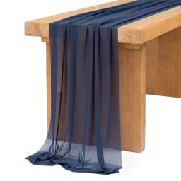 Chiffon Table Runner Vertical Tablecloth for Table Decorations Shiny Fabric Merry Christmas Decorations 2026 Wedding Decoration