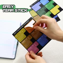 2026 Calendar Stickers Schedule Agenda Notebook Label Tags DIY Colorful Index Stickers Adhesive Journal Planner Index Bookmarks