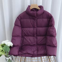 Schinteon Women Ultralight 90% White Duck Down Jacket Stand Collar Coat Casual Loose Winter Outwear High Quality 8 Colors