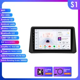 9" Hizpo 2Din Android Auto Car Radio for Opel Vauxhall Mokka 1 2012 - 2016 UI7862 Multimedia SWC RDS DSP 4G BT CarPlay 360° CAM