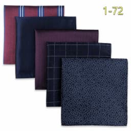 5 PCS Luxury Mens Pocket Square Set Handkerchief Assorted Paisley Floral Print Striped Hanky Suit Gentlemen Wedding Gift Vintage