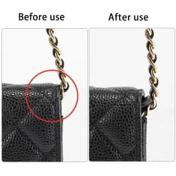 EverToner Purse WOC Metal Buckle Corner Guards, Felt Base Shaper Saver and Anti-wear Sheet for Wallet on Chain Bags
