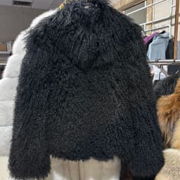 YOLOAgain High Collar Real Mongolia Sheep Fur Jacket For Women 2025 Winter Coats Outerwear