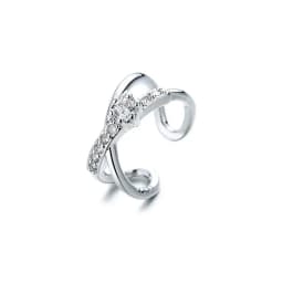 Popular Style Ear Cuff Earring For Women 1 pc Charming Shiny Crystal Without Piercing Ear Clip Earrings Jewelry Gift