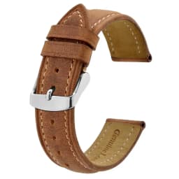 BISONSTRAP Geniune Leather Watch Strap 14mm 17mm 18mm 19mm 20mm 21mm 22mm 23mm 24mm Replacement Bracelet for Men Women Watchband