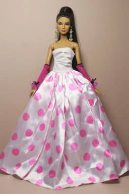 1 Set Doll Clothes 1:6 Scale Dress Gown Outfit for 11.5 Inch 30cm Doll Many Style for Choice Gifts for Girls Doll Accessories #8
