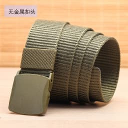 Automatic Buckle Nylon Men's Tactical Canvas Belts Premium Pants Sports Nylon Belts Black Blue Green