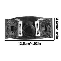  Ice Cleats Traction Crampons Overshoe Ice Snow Anti Slip 5 Claw Ice Traction Cleat for Adult Hiking Mountaineering Fishing
