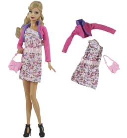 1 Set Doll Clothes 1:6 Scale Dress Outfit for 11.5 Inch 30cm Doll Many Style for Choice Gifts for Girls Doll Accessories #5