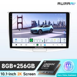 8G+256G AURAAI 2K Screen For Passat B7 B6 CC 2010-2015 Car Radio CarPlay Android Auto 4G WIFI GPS BT DSD ADAS Dual Mic 360Camera