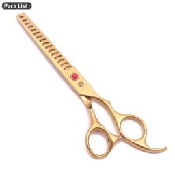 Purple Dragon Dog Grooming Scissors 6.5" 7" Stainless Up Curved Scissors Professional Pet Shears Chunker Thinning Scissors Z3002