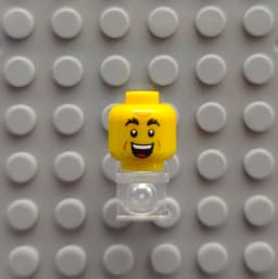 Kury Toys DIY MOC For 3626 1# 1pcs printed parts Single side Building block parts for brick toys